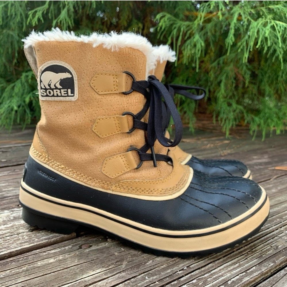 Sorel Tivoli Black Waterproof Boots